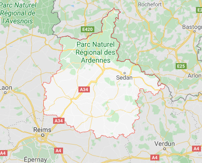 carte ardennes 08