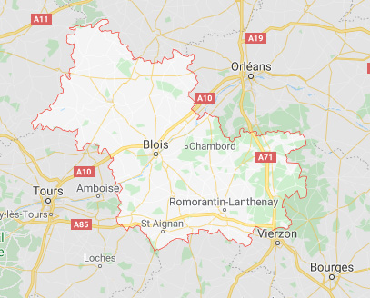 carte loir et cher
