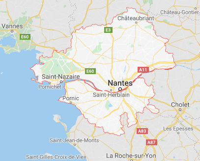carte loire atlantique 44