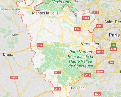 carte yvelines 78