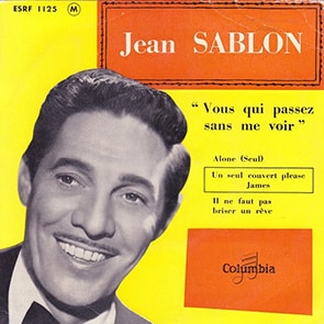 Vieilles chansons françaises JEAN SABLON – Vous qui passez sans me voir
