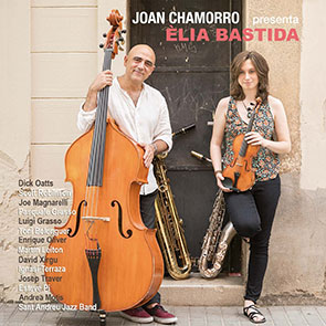 Photo de l’album Autumn in New York d’Élia Bastida et Joan Chamorro, violon et contrebasse jazz