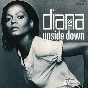 Pochette du vinyle Diana par Diana Ross présentant un portrait épuré en noir et blanc de l’artiste