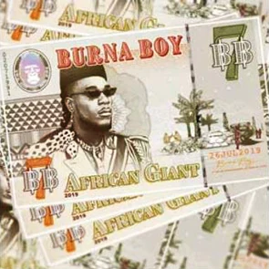 BURNA BOY – On The Low (pochette playlist africaine)